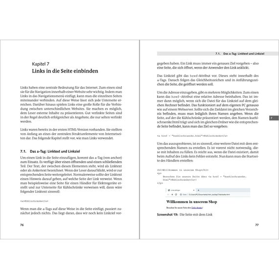 HTML5: und CSS3 für Einsteiger: Der leichte Weg zur eigenen Webseite (Einfach Programmieren lernen, Band 7)