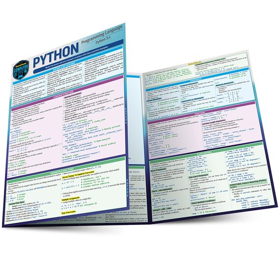 Python Programming Language: A Quickstudy Laminated Reference Guide