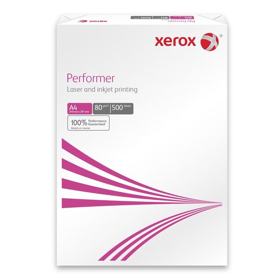 Xerox Performer Multifunktions-Papier, 80 g m², A4, 1 Karton, 5 Packungen, 2.500 Blatt 003R90649 Weiß