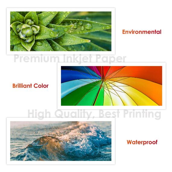 Koala Inkjet Hochglänzend Fotopapier DIN A4, 200 g/m², 100 Blatt, für Canon HP Epson Tintenstrahldrucker