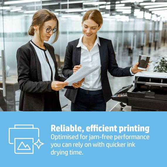 HP Kopierpapier Office CHP110: 80 g DIN-A4, 2500 Blatt (5x500) matt, weiß Allround Kopierpapier für Büro