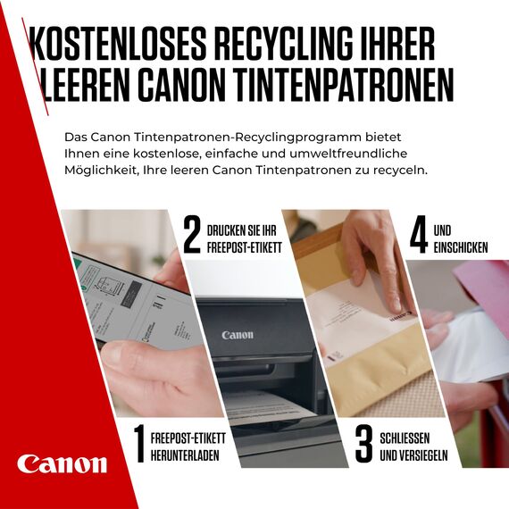 Canon Tinte - CL-546XL Original Drucker Farbtintenpatrone C/M/Y mit hoher Reichweite - Druckt bis zu 300 A4-Seiten (1 x druckerpatrone)