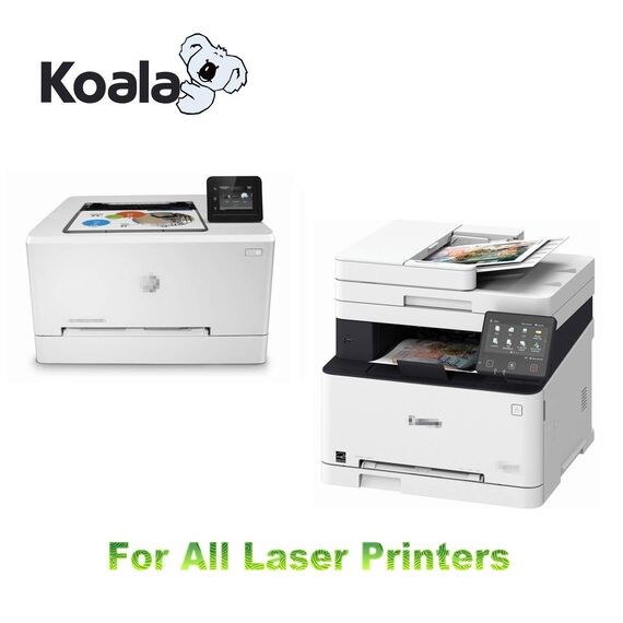 KOALA Fotopapier für Laserdrucker, Doppelseitig, Glänzend, A4, 130 g/m², 100 Blatt. Geeignet zum Drucken von Fotos, Zertifikaten, Broschüren, Flyern, Faltblättern, Grußkarten, Kalendern, Kunst
