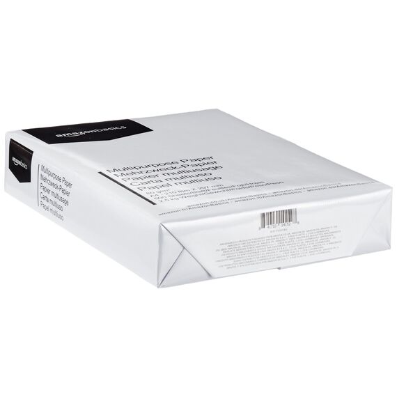Amazon Basics Druckerpapier, DIN A4, 80 g/m², Palette, 30 Kartons, 150 Packungen, 75,000 Blatt, Weiß