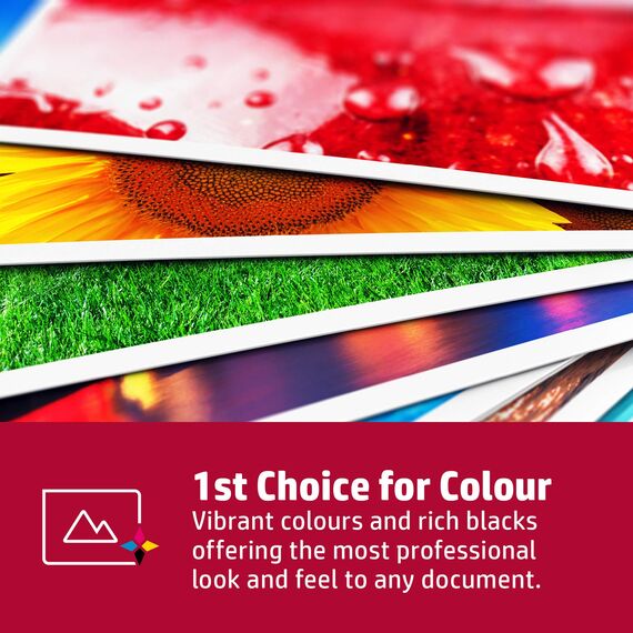 HP Farblaserpapier, Druckerpapier Color-Choice Chp 753: 120 g/m², DIN-A4, 250 Blatt, Extraglatt, weiß (Packung mit 4)