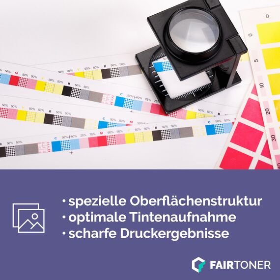 FairToner Kopierpapier 5000 Blatt DIN-A4 80g, Weiß (10 x 500 Blatt / 10er Pack) Universal Druckerpapier für Laserdrucker und Tintenstrahldrucker geeignet