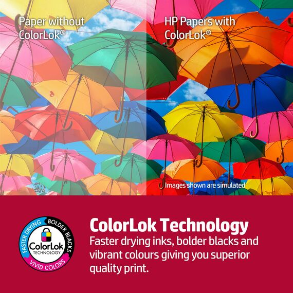 HP Color Choice CHP754 Papier FSC, 160g/m2, A4, Paket zu 250 Bogen/Blatt weiß