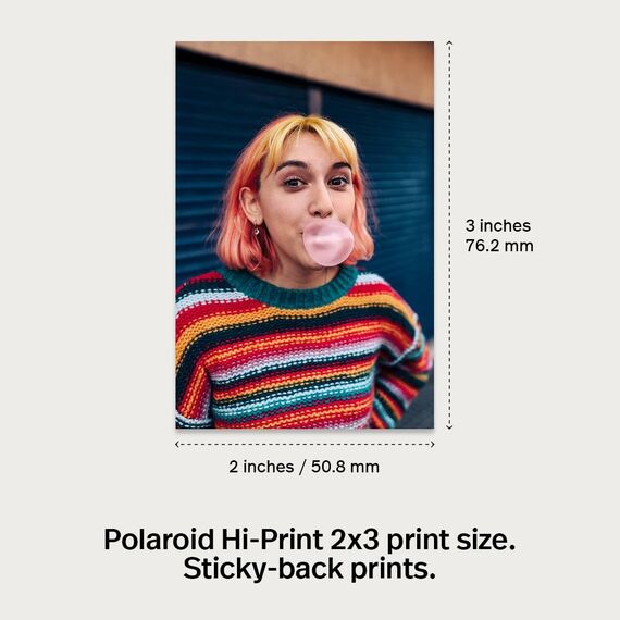 Polaroid Hi·Print Paper - 2x3 Papierkassette (60 Blatt)