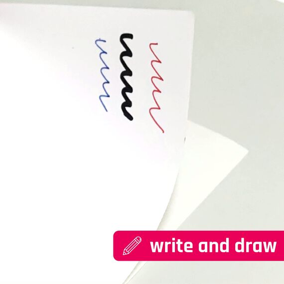 15 Blatt - Vinylfolie Sticker Papier zum Bedrucken A4, Aufkleber Selbstklebend Wasserfest