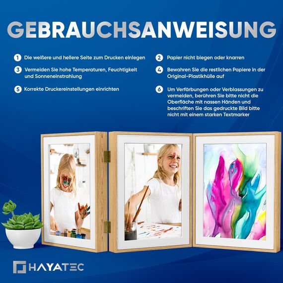 100 Blatt fotopapier 10x15 hoch glänzend tintenstrahldrucker 180g/m² Photopapier Fotokarten Photokarten Sofort Trocken Wasserfest Hochweiß fotoblätter