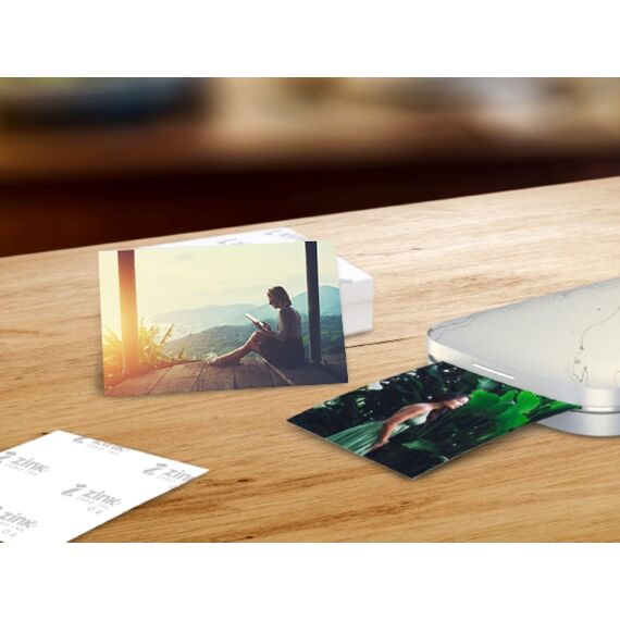 HP Sprocket Premium Zink-Fotopapier, 2,3 x 3,4" (5,8 x 8,6 cm), 20 Blatt, Kompatibel mit HP Sprocket Select und Plus Fotodruckern