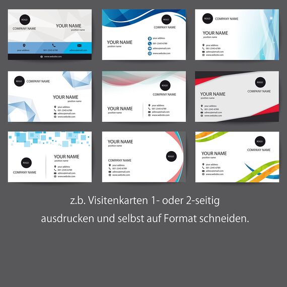PREMIUM 200g Druckerpapier Matt Weiß A4 Fotokarton, Fotopapier für Laserdrucker, Beidseitig bedruckbar, 50 Blatt