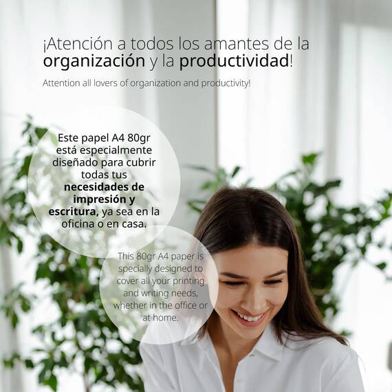 A4-Papier, 80 g, 2 Packung mit 500 Blatt, Multifunktionspapier für Inkjet- und Laserdrucker, A4-Blätter, 210 x 297 mm, ideal für Büro und Zuhause · m-office (1000 Blatt)