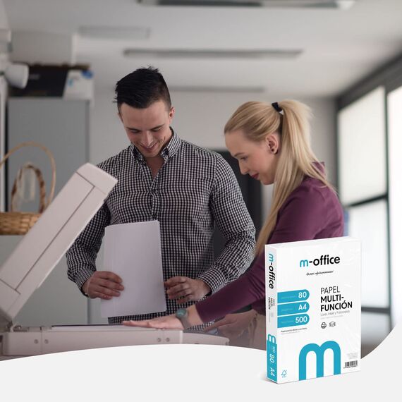 HYBRITE Mehrzweckpapier A4 für Drucker 80 g (1500 Blatt - 3 Packungen)