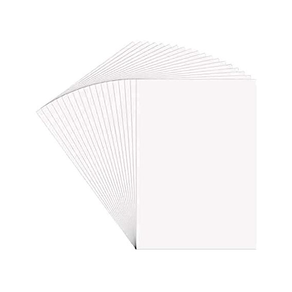 CASTERLI - Folien und Papier A5, 100 Blatt, Weiß, 80 g/m², Extra Weiß, Mehrzweckpapier