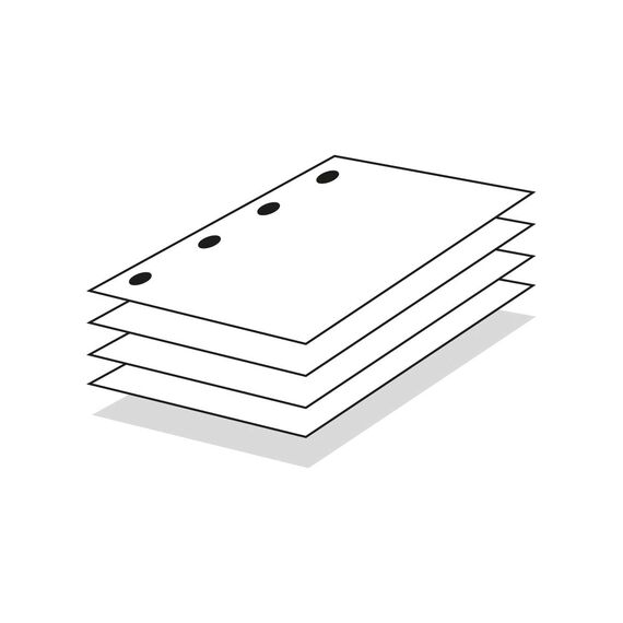 inapa Drucker-/ Kopierpapier tecno Superior: 80 g/m², A4, 500 Blatt, hochweiß, 4-fach gelocht