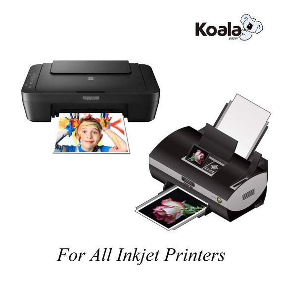 Koala Fotopapier für Tintenstrahldrucker, Doppelseitig, Matt, A3, 140 g/m², 100 Blatt. Geeignet zum Drucken von Fotos, Zertifikaten, Broschüren, Flyern, Faltblättern, Grußkarten, Kalendern, Kunst