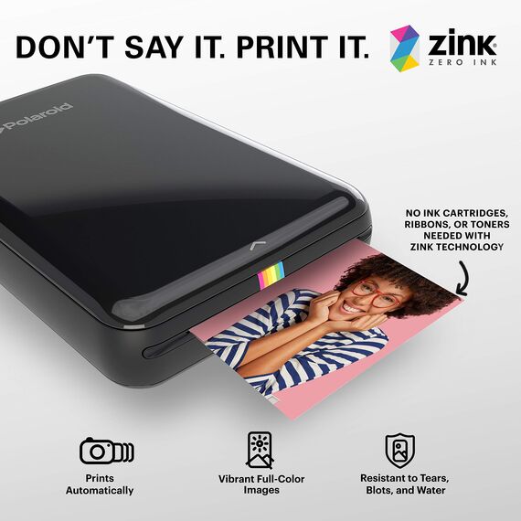 Zink Premium-Fotopapier, 5,1 x 7,6 cm, kompatibel mit Polaroid Snap, Snap Touch, Zip und Mint-Kameras und Druckern