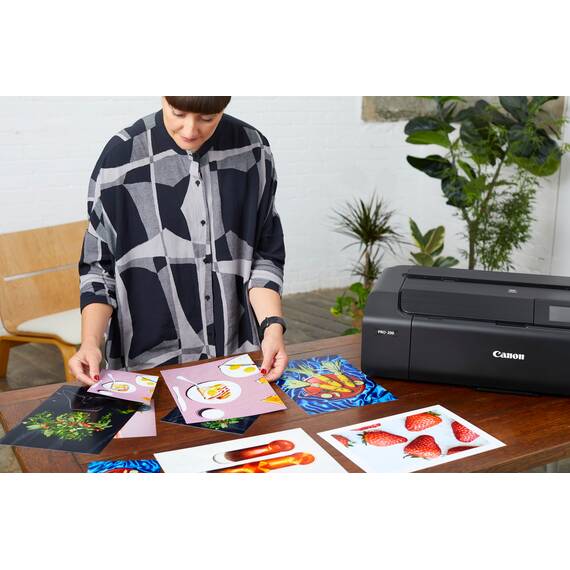 Canon 2311B021 Fotopapier PP 201 glänzend Din für Tintenstrahldrucker, Pixma Drucker, Schwarz, Weiß, A3+, 20 Blatt (275 g/qm)