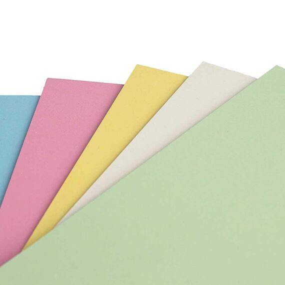 House of Card & Paper Karton 220 g/m² A4 (Pack of 50 Sheets) verschiedene Pastellfarben