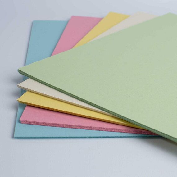 House of Card & Paper Karton 220 g/m² A4 (Pack of 250 Sheets) verschiedene Pastellfarben