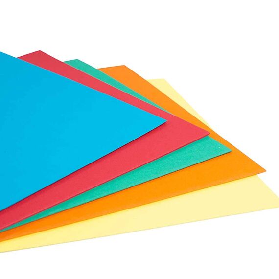 House of Card & Paper Karton 220 g/m² A3 (Pack of 50 Sheets) Assorted Bright Colours