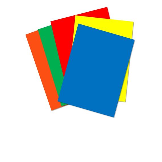 House of Card & Paper Karton 220 g/m² A4 (Pack of 250 Sheets) Verschiedene Farben (Brights)