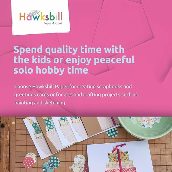 Hawksbill Papier 160 g/m² Mehrzweck-Pastell-Regenbogenfarben, 250 Stück dickes, hochwertiges, helles Druckerpapier im A4-Format – Kopierpapier für Zuhause, Büro und Schreibwaren