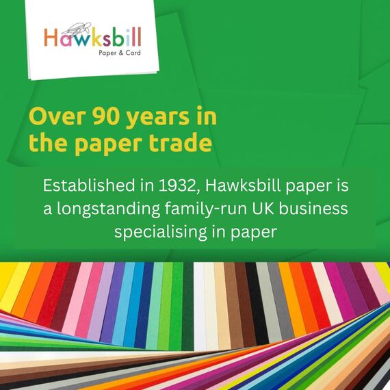 Hawksbill Papier 160 g/m² Mehrzweck-Pastell-Regenbogenfarben, 50 Stück dickes, hochwertiges, helles Druckerpapier im A4-Format – Kopierpapier für Zuhause, Büro und Schreibwaren