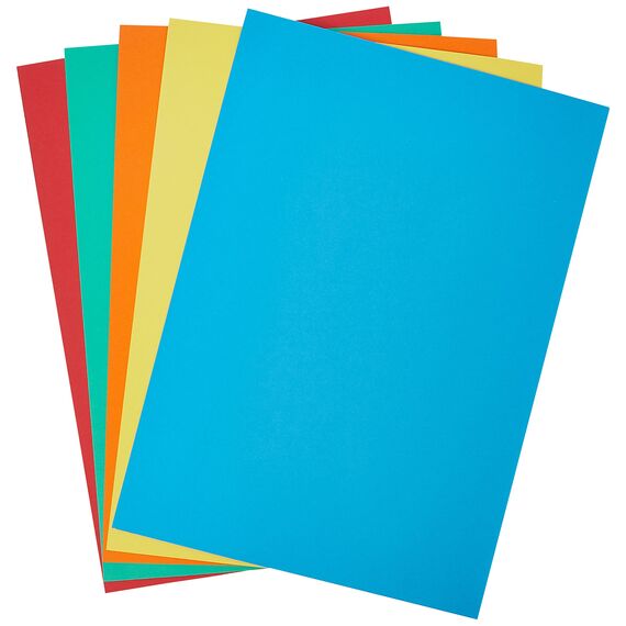 House of Card & Paper Karton 220 g/m² A3 (Pack of 50 Sheets) Assorted Bright Colours