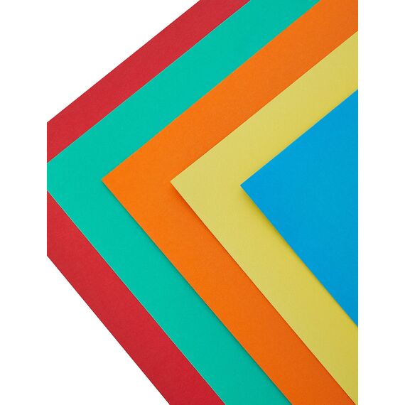 House of Card & Paper Karton 220 g/m² A3 (Pack of 50 Sheets) Assorted Bright Colours