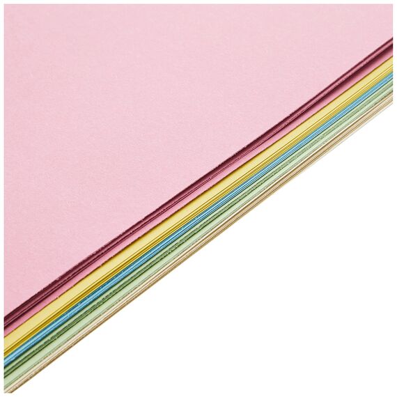 House of Card & Paper Karton 220 g/m² A3 (Pack of 25 Sheets) Assorted Pastel Shades, Verschiedene Pastelltöne