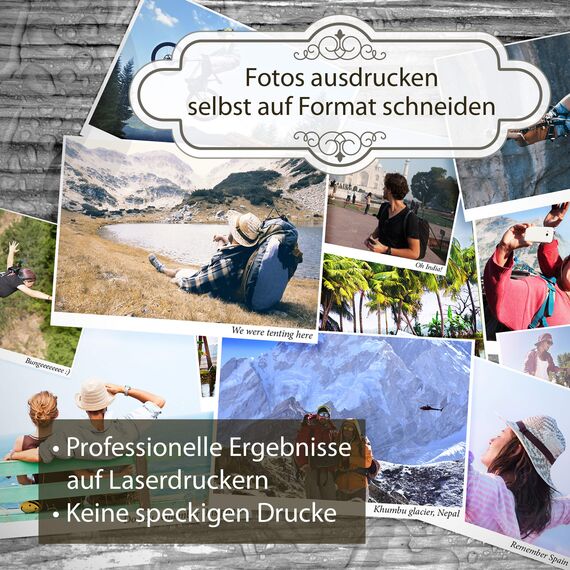 TATMOTIVE FA4200M125 Fotokarton Fotopapier 200g matt weiß/Laserdrucker/DIN A4 / Beidseitig bedruckbar / 125 Blatt