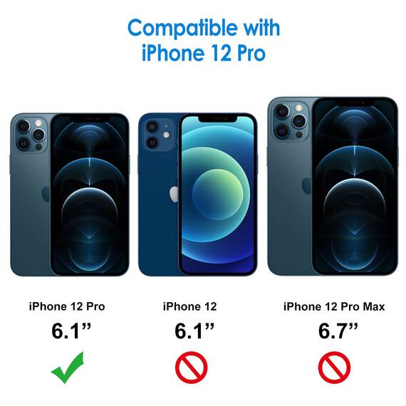 JETech Sichtschutz für iPhone 12 Pro 6,1 Zoll mit Kamera Schutz, Anti-Spähen Gehärtetes Glas Folie, 2 Stück Jeweils