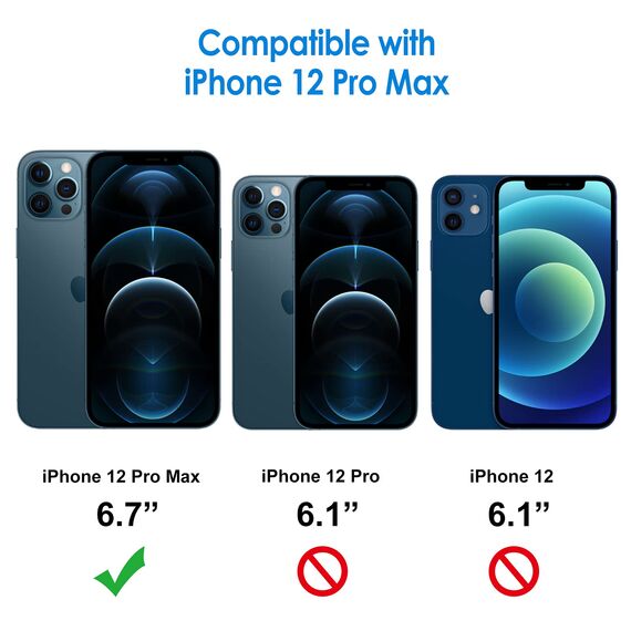 JETech Sichtschutz für iPhone 12 Pro Max 6,7 Zoll mit Kamera Schutz, Anti-Spähen Panzer Schutz Gehärtetes Glas Folie, 2 Stück Jeweils