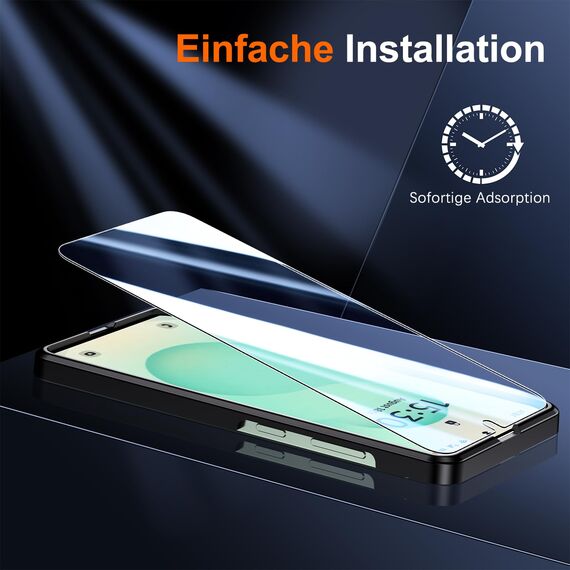 UniqueMe für Samsung Galaxy S25 für Panzerglas, 2 Stück Displayschutz und 2 Stück Kameraschutz, Bruchsichere Schutzfolie für Samsung S25, Leicht anzubringen, Keine Blasen, 9H-Härte, HD-Klar