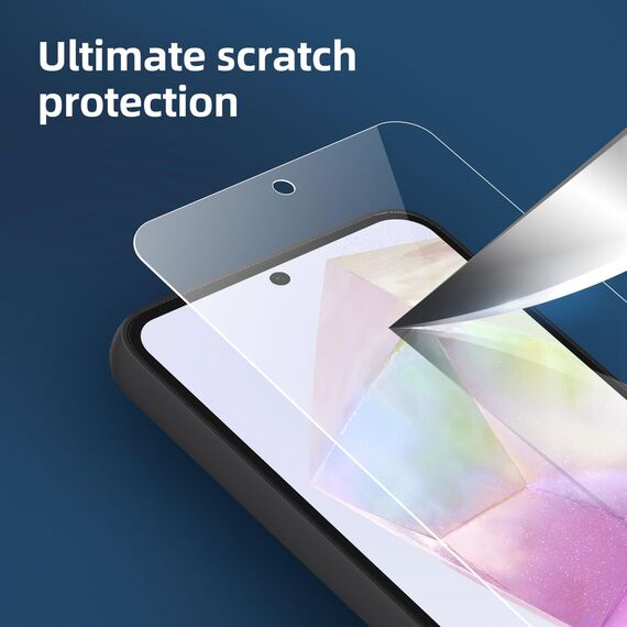 NEW'C 3 Stück für Samsung Galaxy A35 5G für Panzerglas (6,6 Zoll), Frei von Kratzern, 9H Härte, HD Displayschutzfolie, 0.33mm Ultra-klar, Ultrabeständig