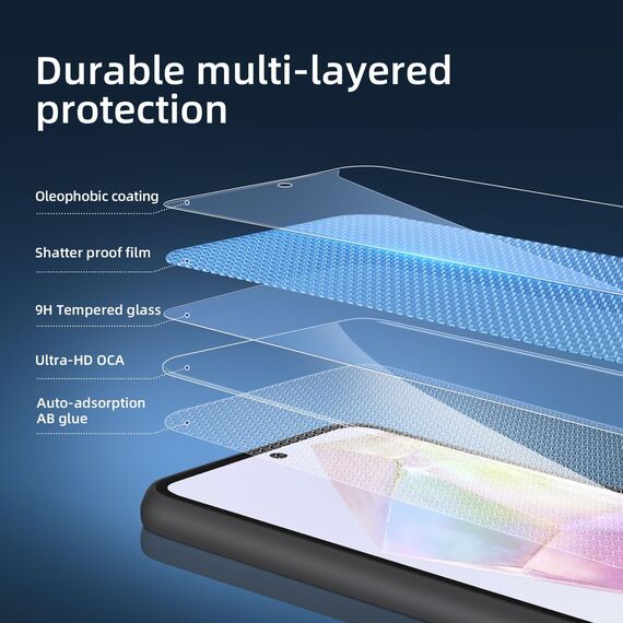 NEW'C 3 Stück für Samsung Galaxy A35 5G für Panzerglas (6,6 Zoll), Frei von Kratzern, 9H Härte, HD Displayschutzfolie, 0.33mm Ultra-klar, Ultrabeständig