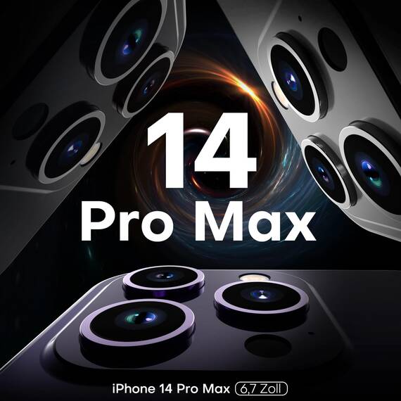 TAURI für iPhone 14 Pro Max Hülle 6,7" mit Panzer Schutz Glas Folie und Kameraschutz, Kompatibel mit MagSafe, [Anti-Vergilbung] Stoßfest Magnetisch Handyhülle - Dunkellila