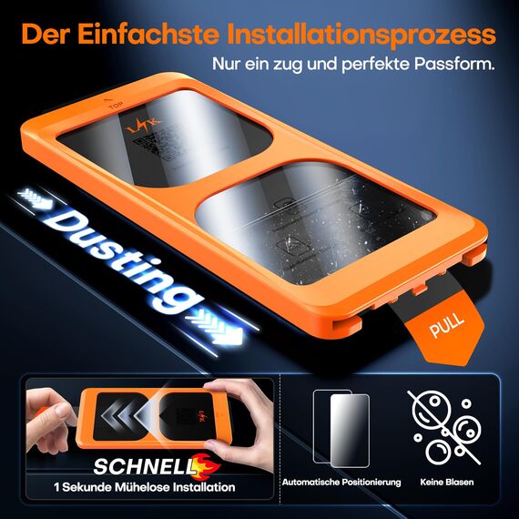LϟK 2 Stück für Samsung Galaxy S26 Plus für Panzerglas mit Kameraschutz, HD-Hartglasfolie, [Auto-Installation] Kratzfest Schutzfoile, 0 Staub & Blasen, Anti-Fingerabdruck, Kompatibel mit Hülle