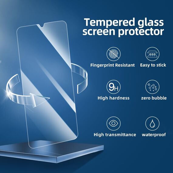 NEW'C 3 Stück für Samsung Galaxy A15 5G/4G für Panzerglas, Frei von Kratzern, 9H Härte, HD Displayschutzfolie, 0.33mm Ultra-klar, Ultrabeständig