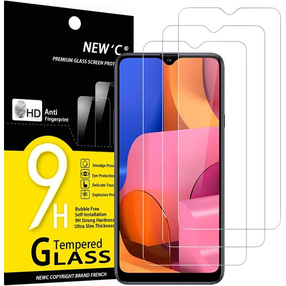 NEW'C 3 Stück für Samsung Galaxy A20S für Panzerglas, Frei von Kratzern, 9H Härte, HD Displayschutzfolie, 0.33mm Ultra-klar, Ultrabeständig