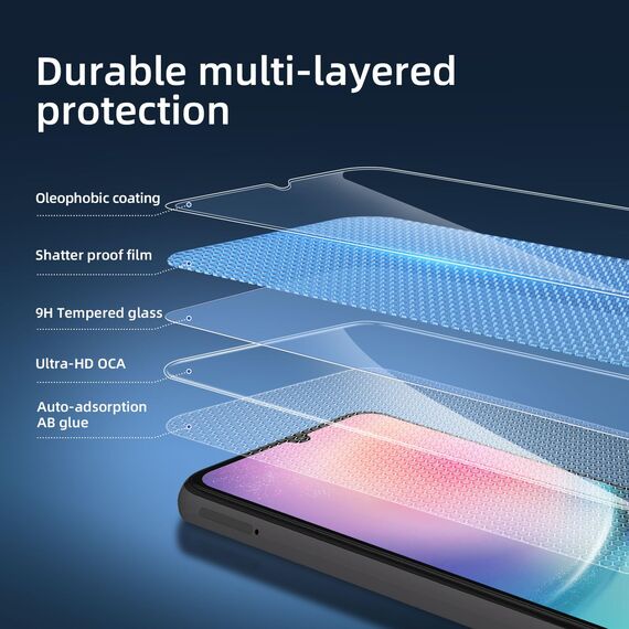 NEW'C 3 Stück für Samsung Galaxy A22 4G für Panzerglas, (Nicht für Samsung Galaxy A22 5G), Frei von Kratzern, 9H Härte, HD Displayschutzfolie, 0.33mm Ultra-klar, Ultrabeständig