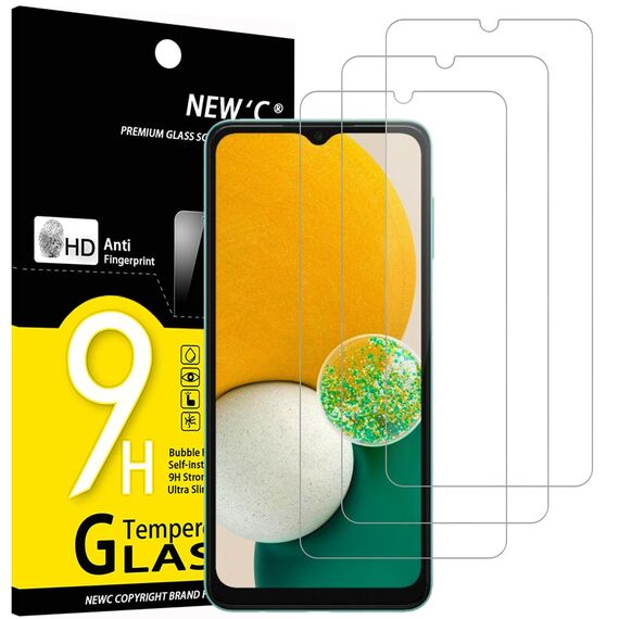 NEW'C 3 Stück für Samsung Galaxy A13 5G, A13 4G, A04s für Panzerglas, Frei von Kratzern, 9H Härte, HD Displayschutzfolie, 0.33mm Ultra-klar, Ultrabeständig