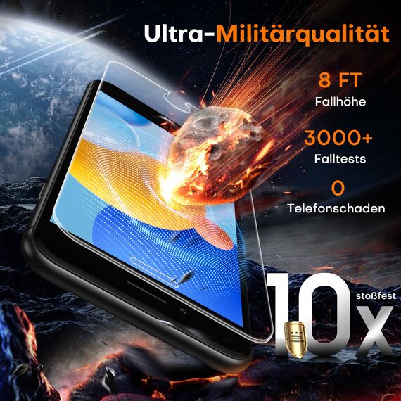 TOCOL für iPhone SE 2022/2020 für Panzerglas, für iPhone 8/7/6/6s für Panzerglas, 9H Stoßfest Kratzfest Automatische Installation Anti-Fingerabdruck Anti-Bläschen folie, Kompatibel mit Hülle, 2 Stück