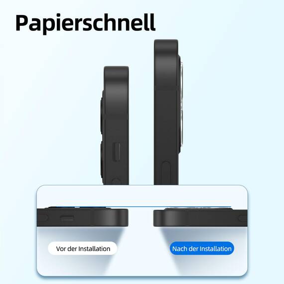 NEW'C für iPhone 12 Mini für Panzerglas (2 Stück) und Kamera Panzer Schutz Glas für Kameraschutz (2 Stück) - kratzfest - keine Luftblasen - extrem widerstandsfähig - 9H-Härteglas