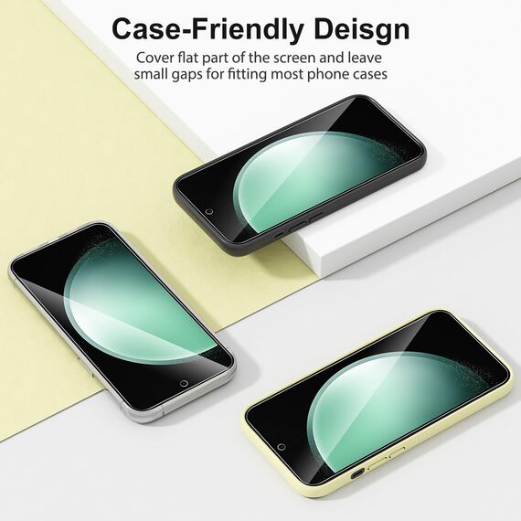 SPARIN 3 Stück Panzer Schutz Glas für Samsung Galaxy S23 FE, 6,4 zoll, HD-Klar Displayschutzfolie, Frei von Kratzern, Ultrabeständig Folie