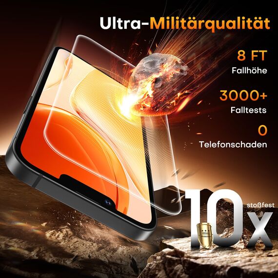 TOCOL für iPhone 16e für Panzerglas, Full Screen Automatische Installation 9H Stoßfest Kratzfest Anti-Fingerabdruck Anti-Bläschen Schutzfolie für iPhone 16e 6,1 Zoll, Kompatibel mit Hülle, 2 Stück