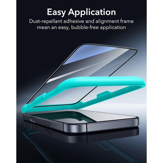 ESR für iPhone 17 Pro Max für Panzerglas, Displayschutzfolie 3 Stück, gehärtete Glasfolie mit einfachem Befestigungswerkzeug, 9H Härte, Vollbildschirm Schutzfolie iPhone 17 Pro Max, HD klar, kratzfest