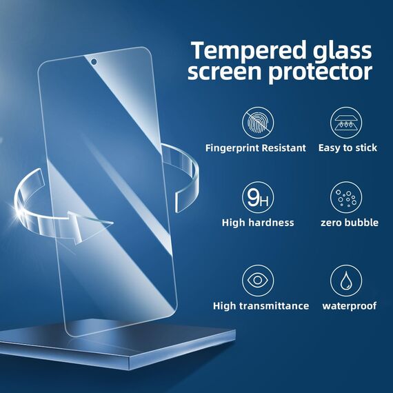 NEW'C 3 Stück für Samsung Galaxy S24 FE 5G für Panzerglas, Frei von Kratzern, 9H Härte, HD Displayschutzfolie, 0.33mm Ultra-klar, Ultrabeständig